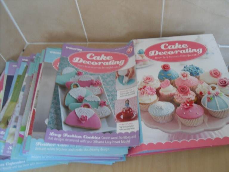 64 Cake Decoration Books - Clean, Crisp Condition 