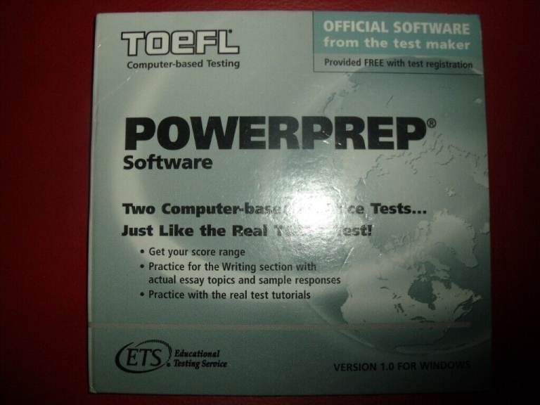 POWERPREP SOFTWARE, TOEFL CD