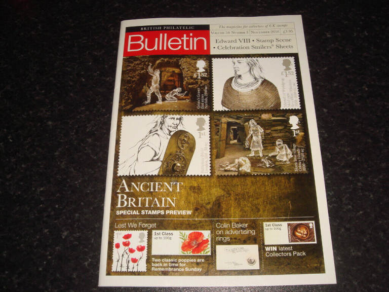 Royal Mail Philatelic Bulletin - November 2016 - post or collection 