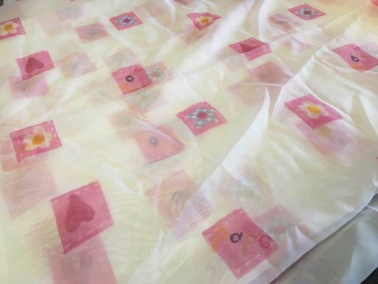 56 inch wide x 5.25 meter long fine polyester fabric 