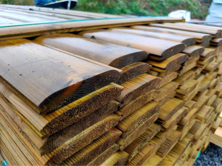 REDWOOD LOGLAP CLADDING | 5100x112x19mm | ONLY £11