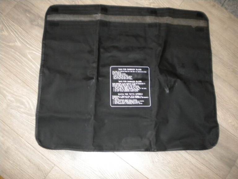 CAR SUNROOF LINED STORAGE BAG. (SUITABLE FOR OTHER STORAGE USES ).PARTS OFFER ALL 3 ADDS £30