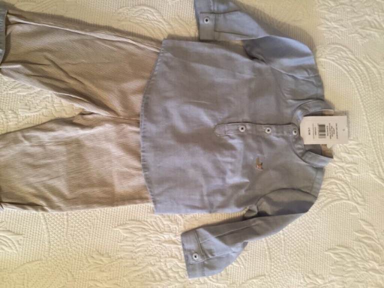 Brand new “The White Company” Trousers & shirt 6-12 months
