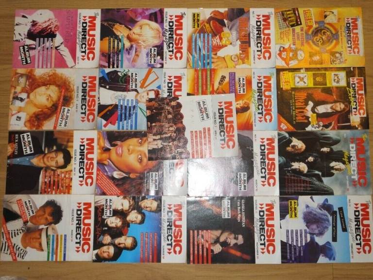 MUSIC DIRECT - BROCHURES VARIOUS ARTISTS