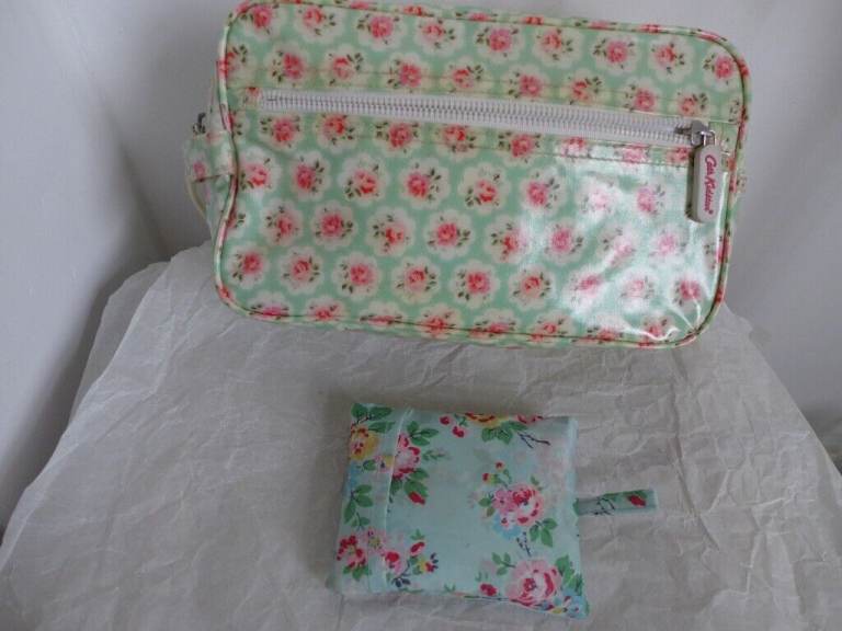 TWO CATH KIDSTON items: Wash Bag Make-Up Bag Beauty Bag PLUS Foldaway Shopping Bag, £20 for the two.