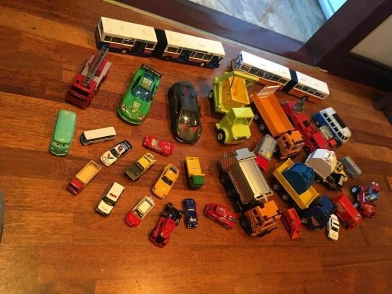 Toy car and truck collection