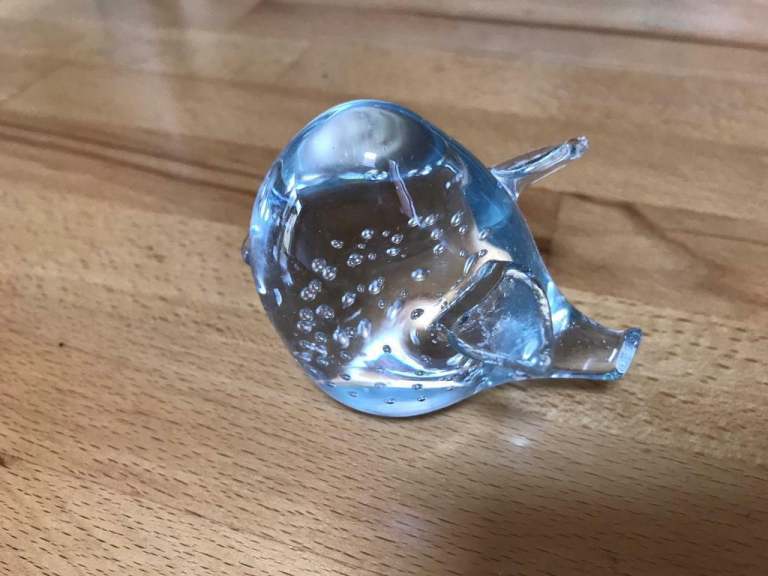 Glass paper weight 