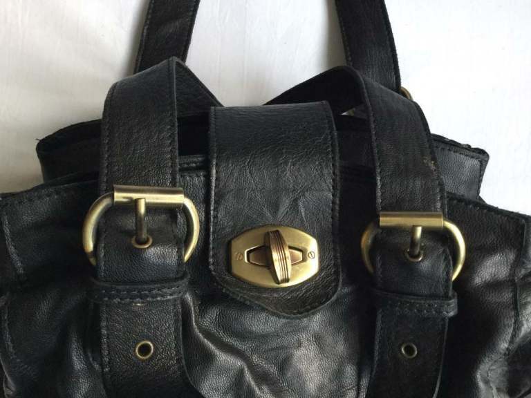 leather handbag
