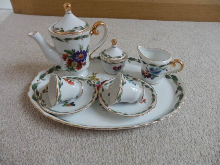 Regal Porcelain Miniature Ornamental Tea Set