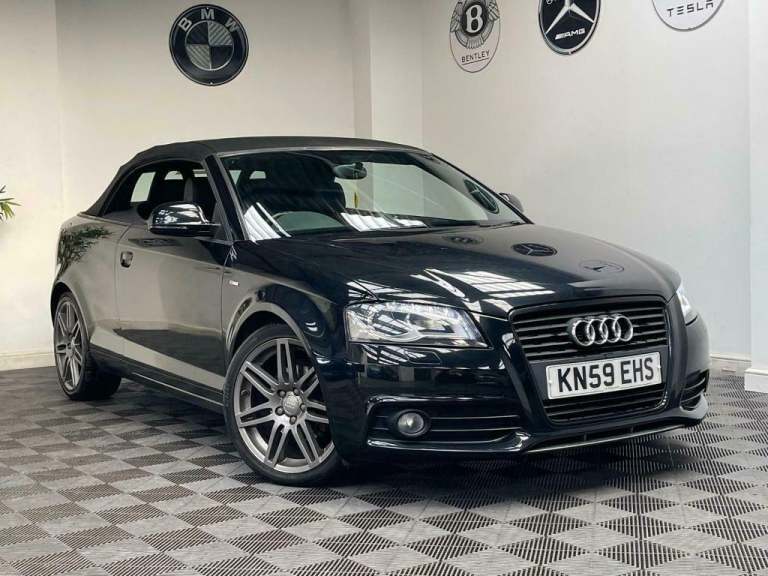2009 Audi A3 2.0 TDI Black Edition 2dr ***1 OWNER +STUNNING*** CONVERTIBLE Diese