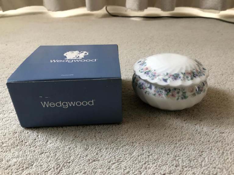 Wedgwood Angela round Bone China pot. Collect Chichester 