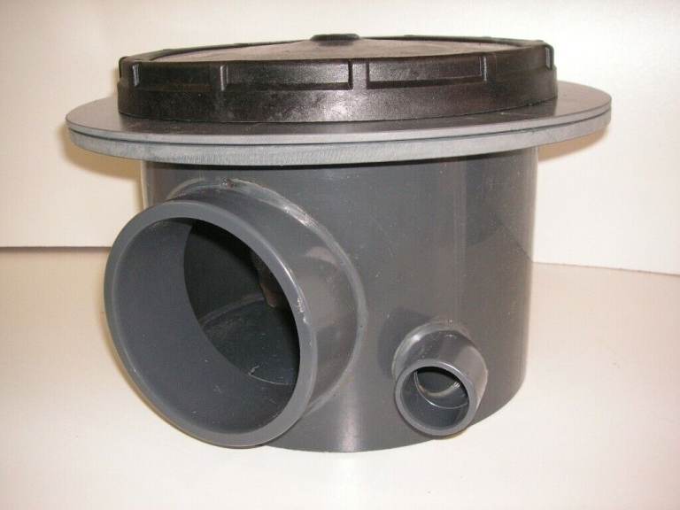 Aerated Bottom Drain 4" inch With 1 inch Airline feed New
