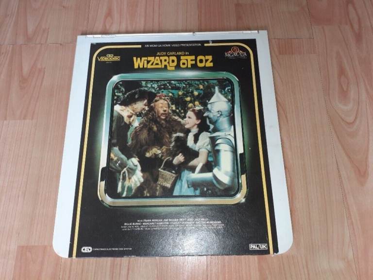 Wizard of oz  rare 80s ced videodisc 