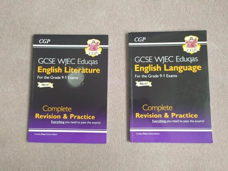 GCSE  WJEC Eduqas English Literature + English  Language : Revision & Practice