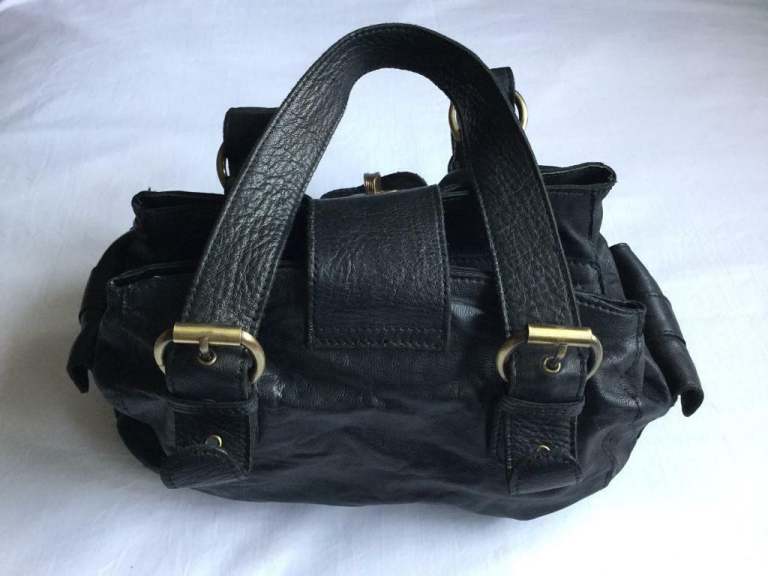 leather handbag