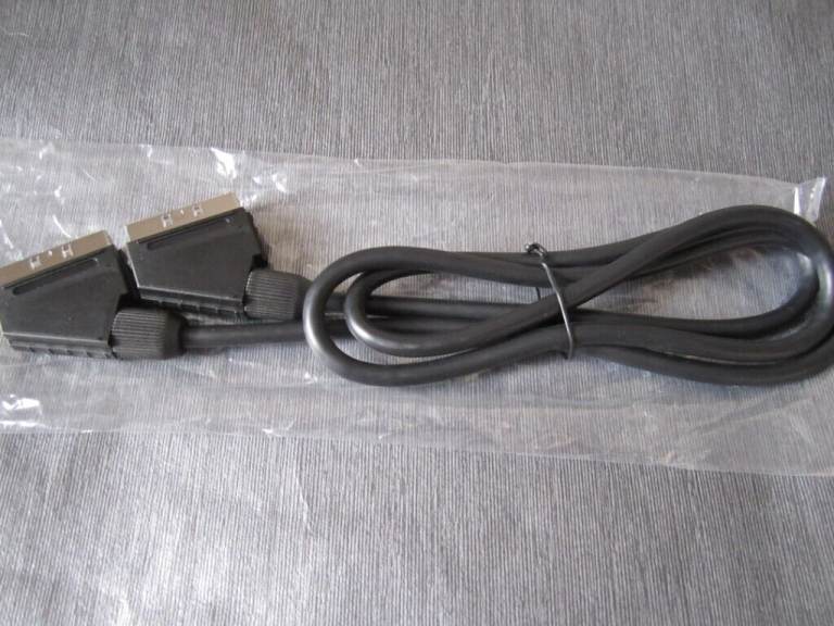 NEW MainCore 1.5M Long/Scart to Scart / 21 Pins Video SKYBOX TV VCR DVD Cable Lead 