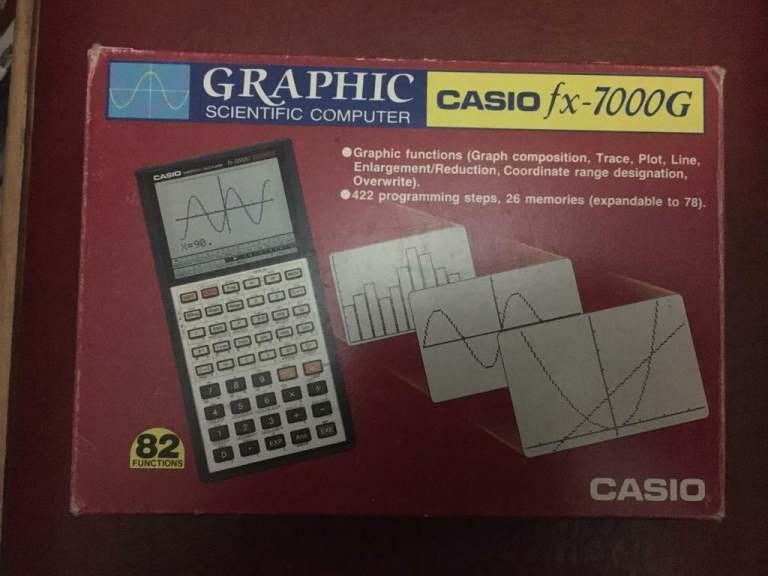 Vintage Casio fx-7000g graphical calculator