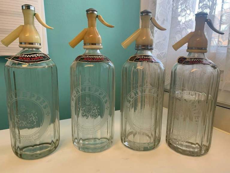 Vintage Schweppes Soda Syphons