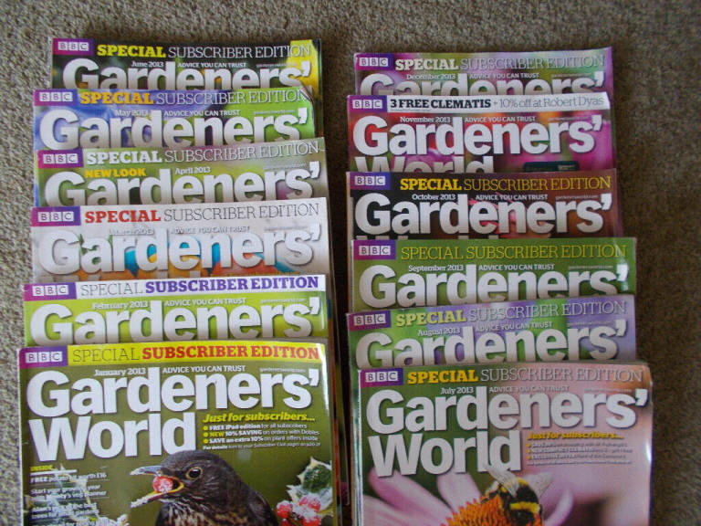 Complete set of Gardeners' World Magazines - 2022