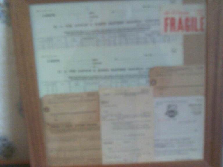 8 LONDON + NORTH EASTERN RAILWAY ITEMS   FRAMED  