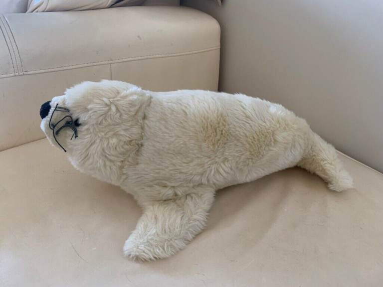 Plush seal pup soft toy