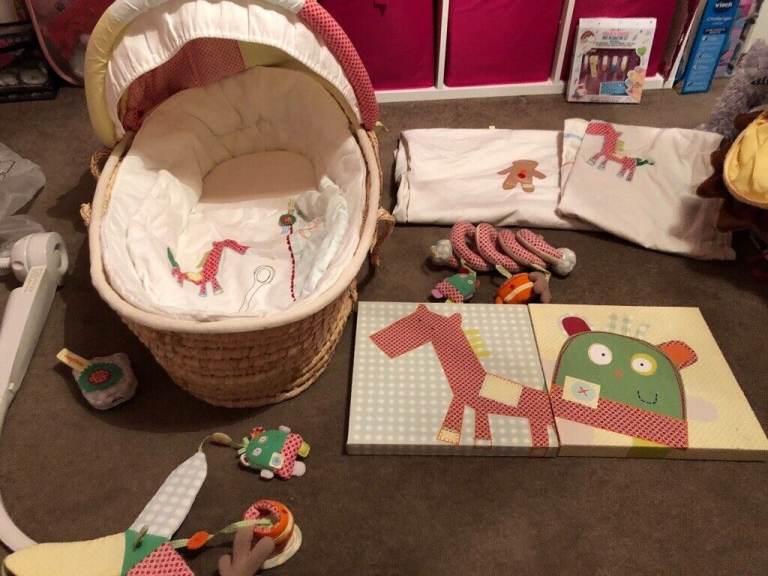 Mama and Papas gingerbread nursery set 