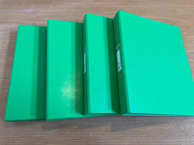 Green A4 2 Ring Binder Folder - Office Organiser Stationery