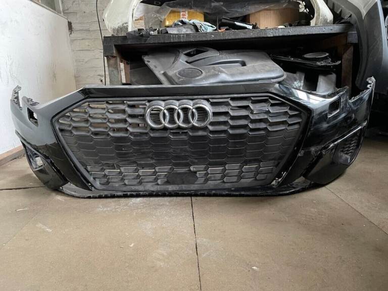 AUDI A3 8Y FRONT BUMPER WITH GRILL P/N: 8Y0807437F (2020-2022)