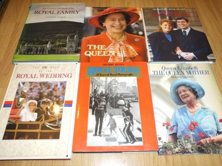 6 X ROYAL FAMILY BOOKS (JOB LOT)