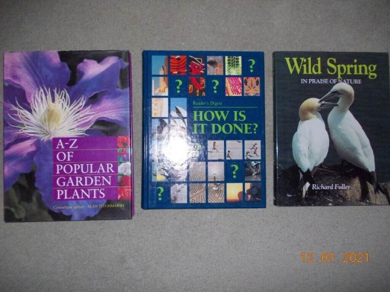 Various hardback books