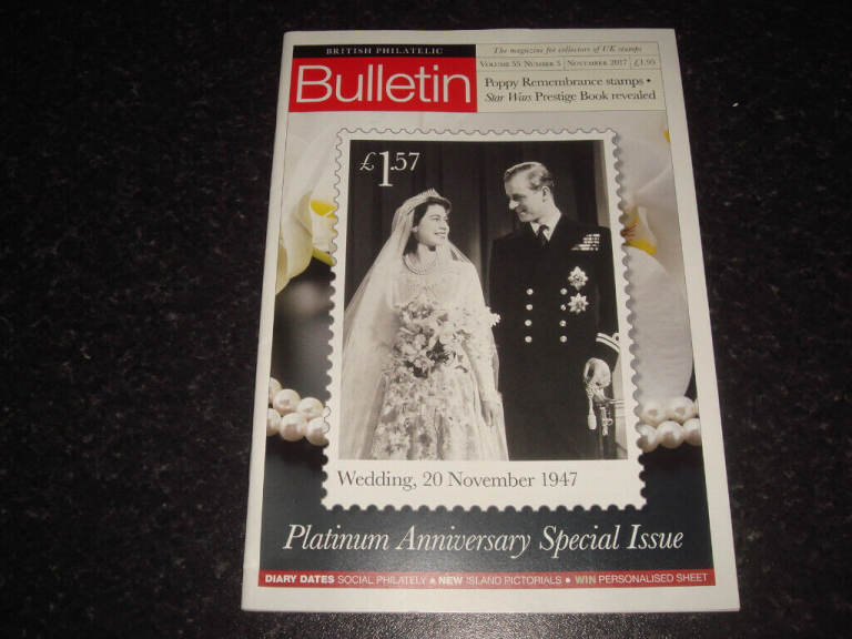 Royal Royal Mail Philatelic Bulletin - November 2017 - post or collection 