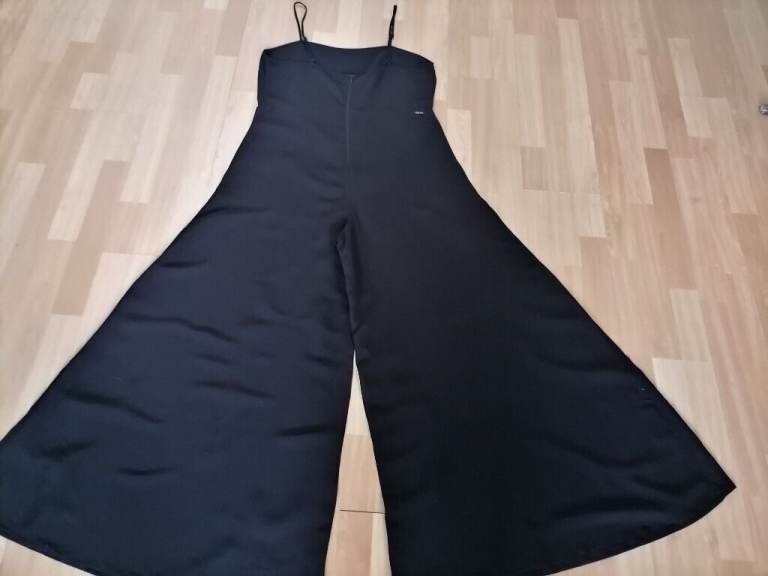 image for New: Brazilian Boutique Designer COLCCI Palazzo Jumpsuit. Super Wide Leg ( BNWOT). Size : M /L