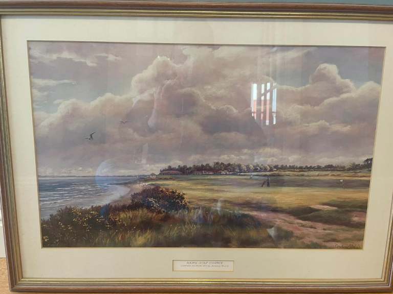 Country Sea scene of Nairn Golf Club