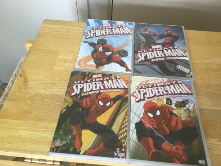 4 Marvel spider man dvds