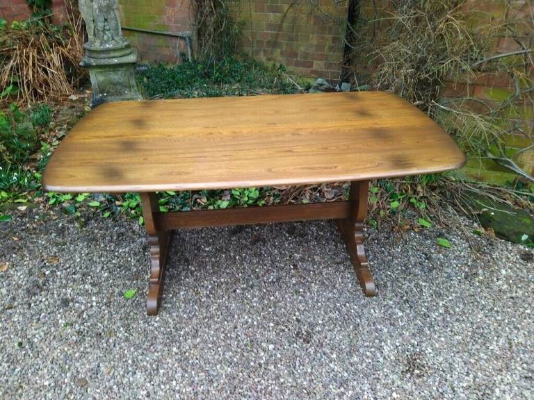 Ercol Refectory Table 6ft long
