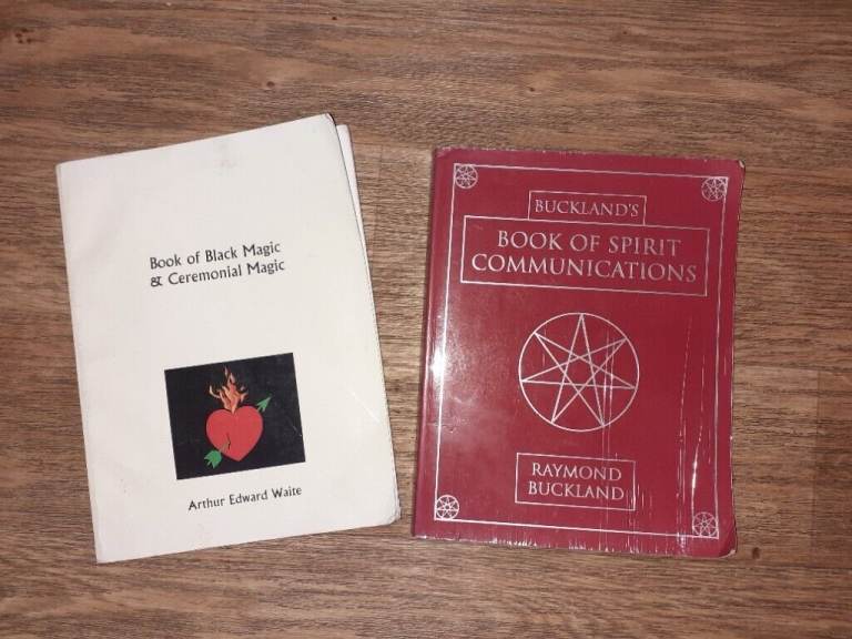 2 x black magic  / spirit communication books