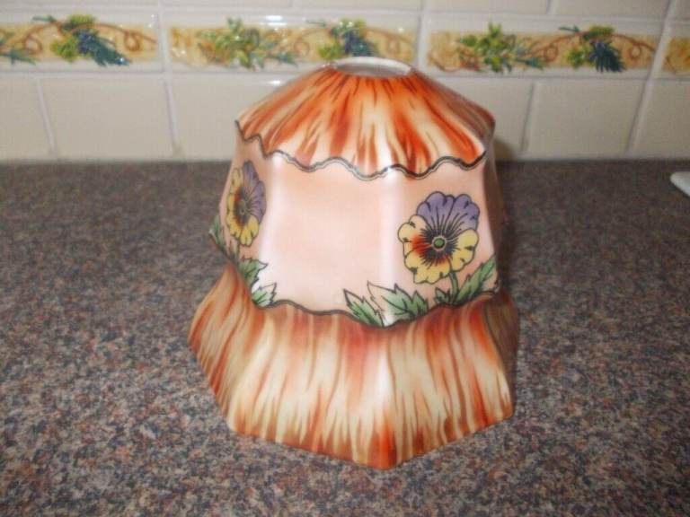 Old glass light shade very good condition