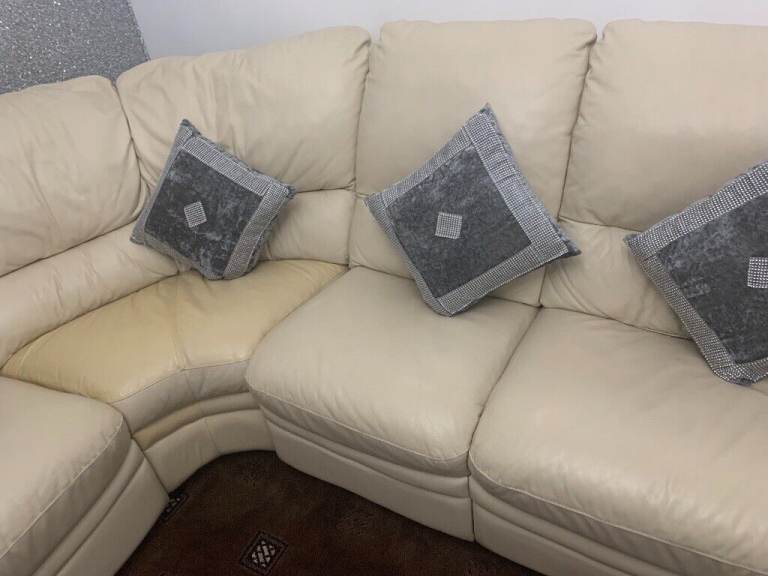 Leather Recliner 6 Seater Sofa