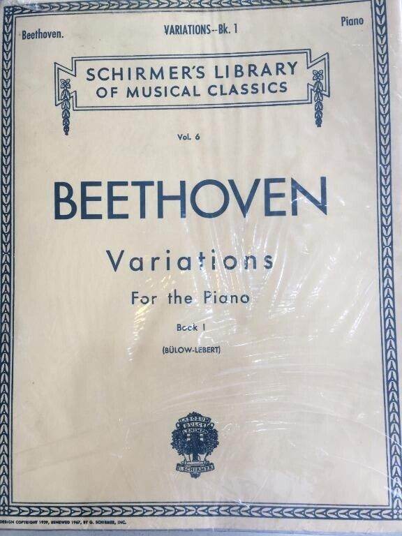 BEETHOVEN Variations for the Piano (Book 1)
