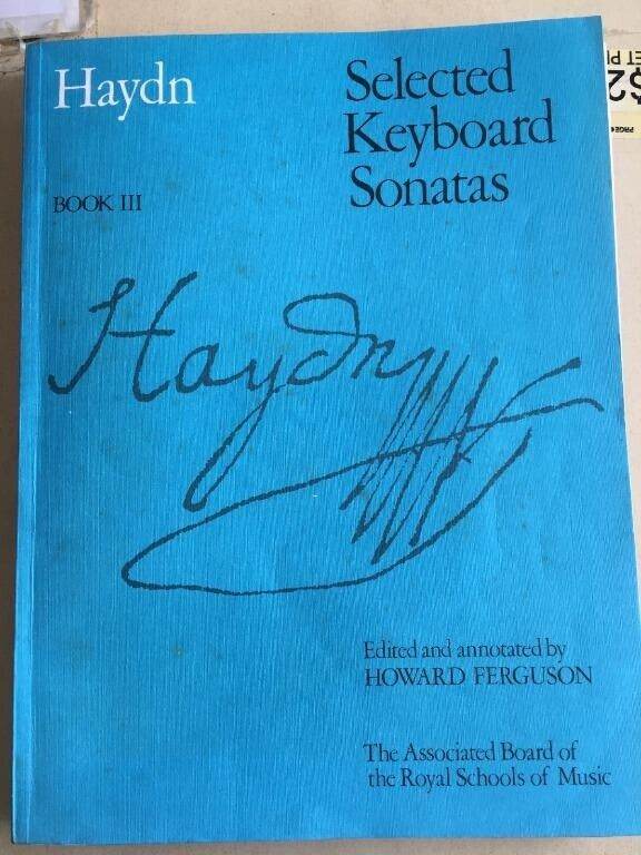 HAYDN Selected Keyboard Sonatas (Book 3)  ABRSM published