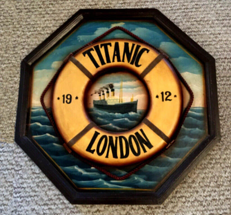 VINTAGE HAND-CARVED & PAINTED INTERIOR WOODEN PUB SIGNS: - HOME BARS, MAN CAVES OR WOMAN CAVES