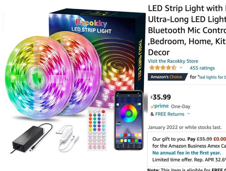 15M Ultra-Long LED Strip Light with Remote and APP Control