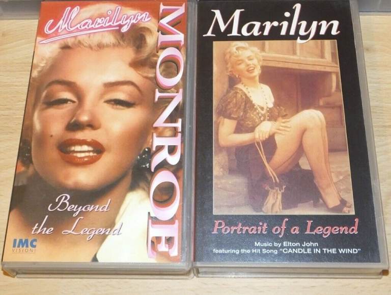 2 X MARILYN MONROE VHS VIDEOS (PAL UK)