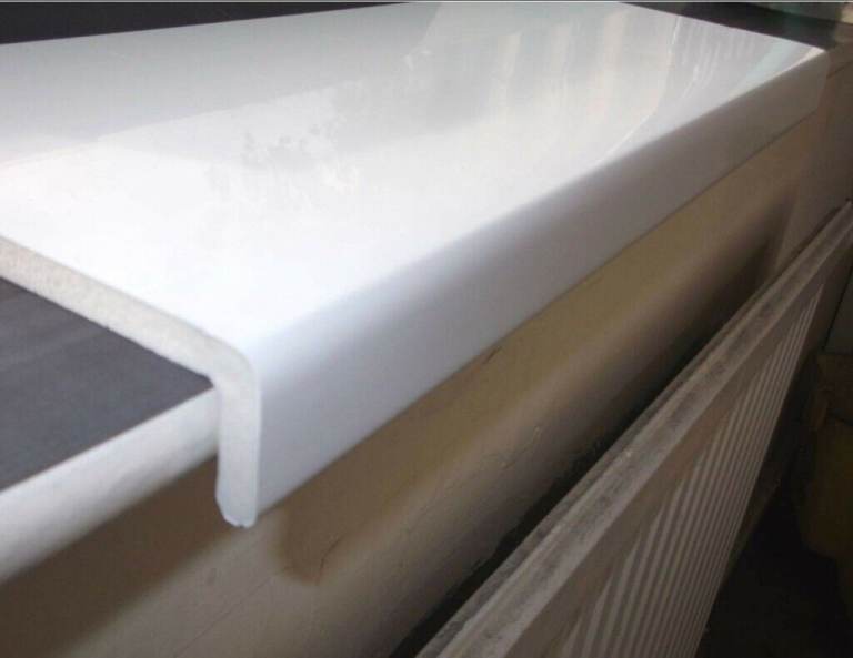 White PVC Fascia (Length: 360cm x Width: 21cm)