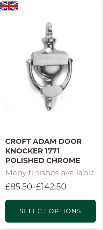 Croft Adam Door Knocker