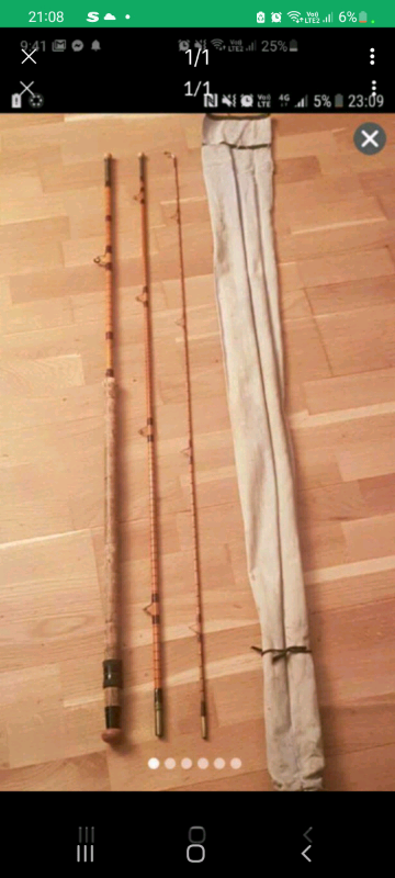 Avocet split cane 3 piece rod
