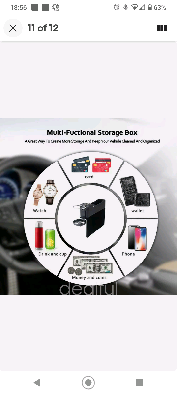MULTIFUNCTIONAL CAR STORAGE DEVICE
