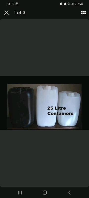Plastic drums/jerry cans