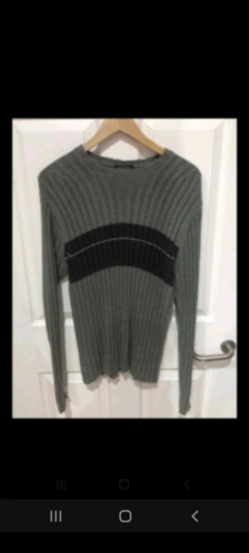 DKNY mens jumper (S) All saints men's grey cardigan (M)