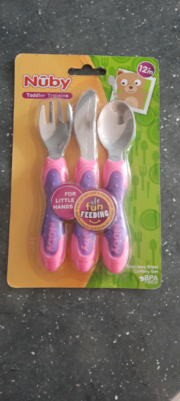 Nuby cutlery set for baby/ toddler